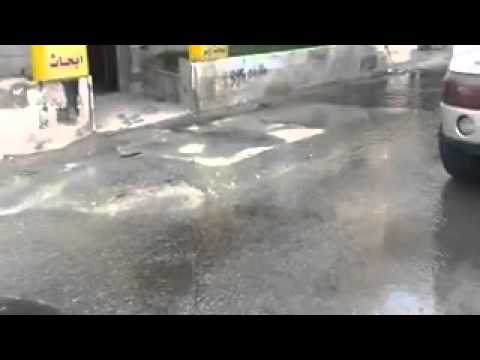  المياه العادمة تغزو شوارع الجاردنز