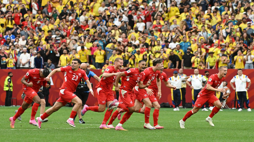  سويسرا تبلغ الربع النهائي بعد الفوز على كولومبيا بركلات الترجيح