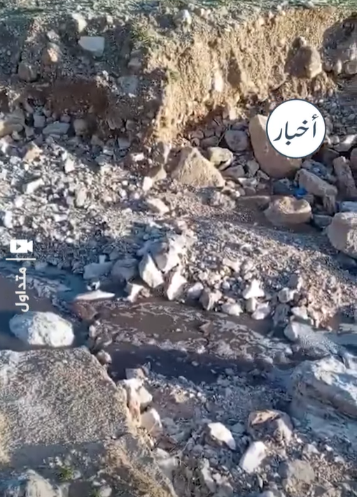 تلوث سيل قرية مدين بمياه الصرف الصحي يهدد البيئة وبئر مدين التاريخي  ..  فيديو 