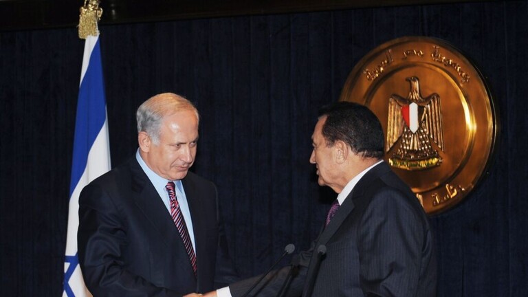 مصر ..  تسريب صوتي لمبارك يكشف عن خطة نتنياهو في سيناء