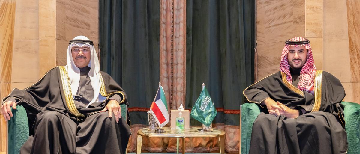 السعودية والكويت تبحثان التعاون الدفاعي وأوضاع المنطقة