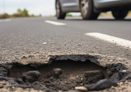 أضرار الحفر في الطرق على السيارات وكيفية تجنبها وحمايتها