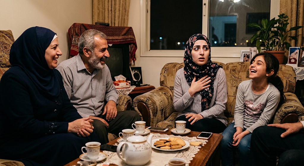 أتحدث وأضحك مع عائلتي وفجأة أشعر بالخوف فأصمت تماماً 