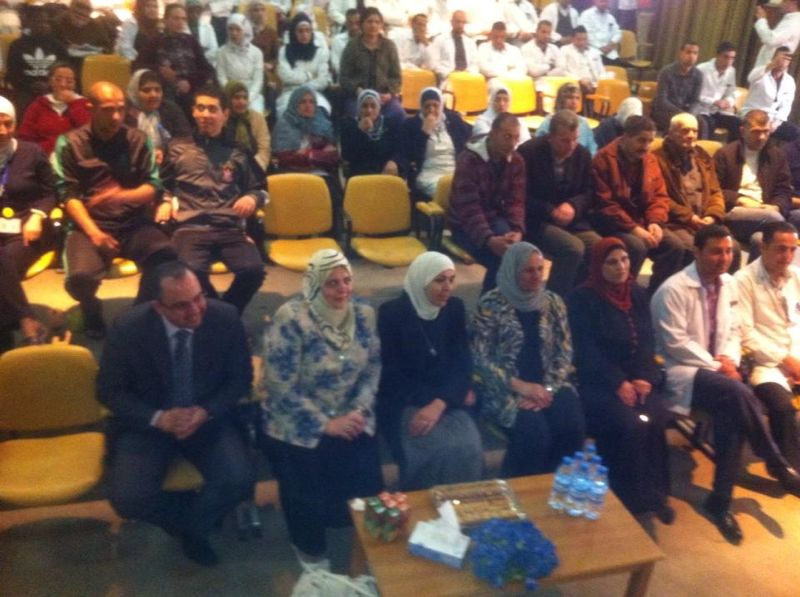 طلبة جامعة عمان الأهلية تزور مستشفى الفحيص للصحة النفسية