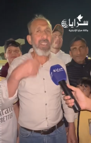 بالفيديو ..  فرحة جماهير الحسين اربد بعد الفوز على العقبة بسداسية نظيفة ..  والوحدات يتصدر الدوري بفارق نقطة