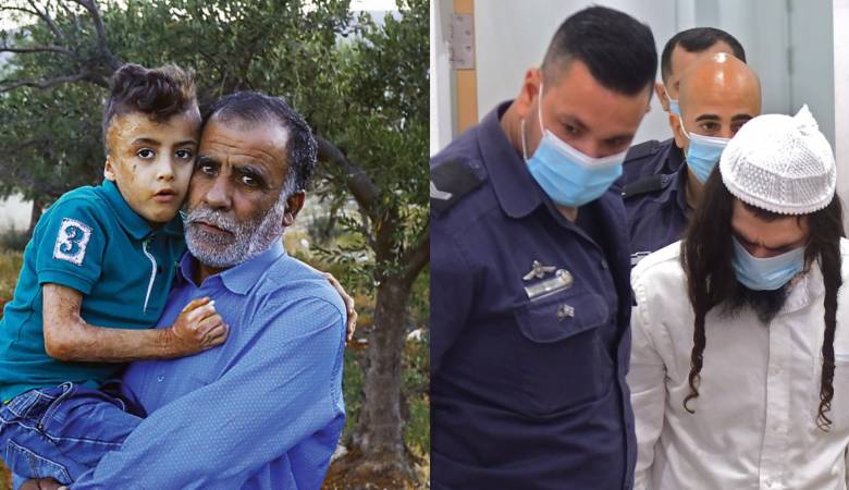بالصور  ..  بعد 5 أعوام على الجريمة  ..  الطفل دوابشة يواجه المستوطن القاتل  ..  تفاصيل