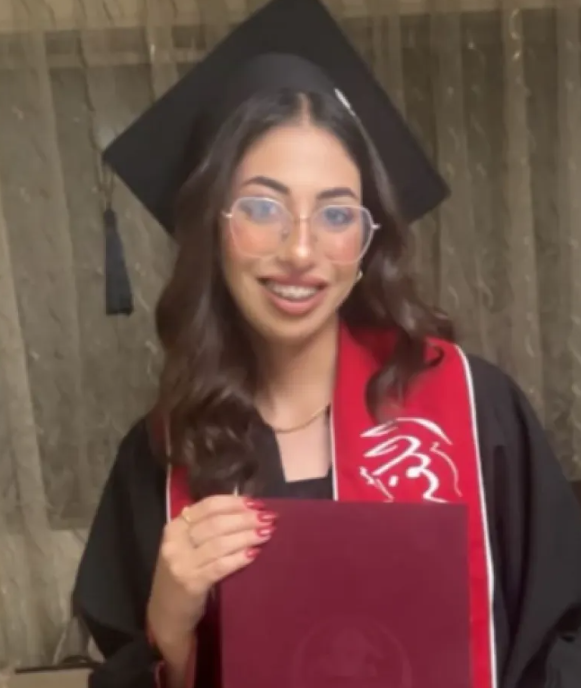 تهنئة لـ سارة نصار الهلسة