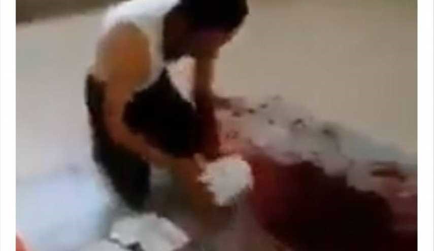 "حداد" ينتحر بقطع شرايين يده بسكين لان زوجته "خلعته" ومنعته من رؤية نجله