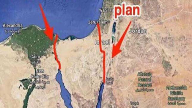 الإحتلال الصهيوني يُعلن بدء العمل في قناة بن غوريون "البديلة لقناة السويس"