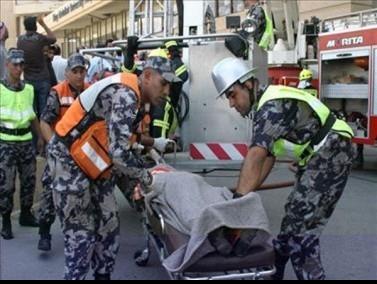 عجلون  ..  إصابة 9 اشخاص بتدهور باص في عنجرة