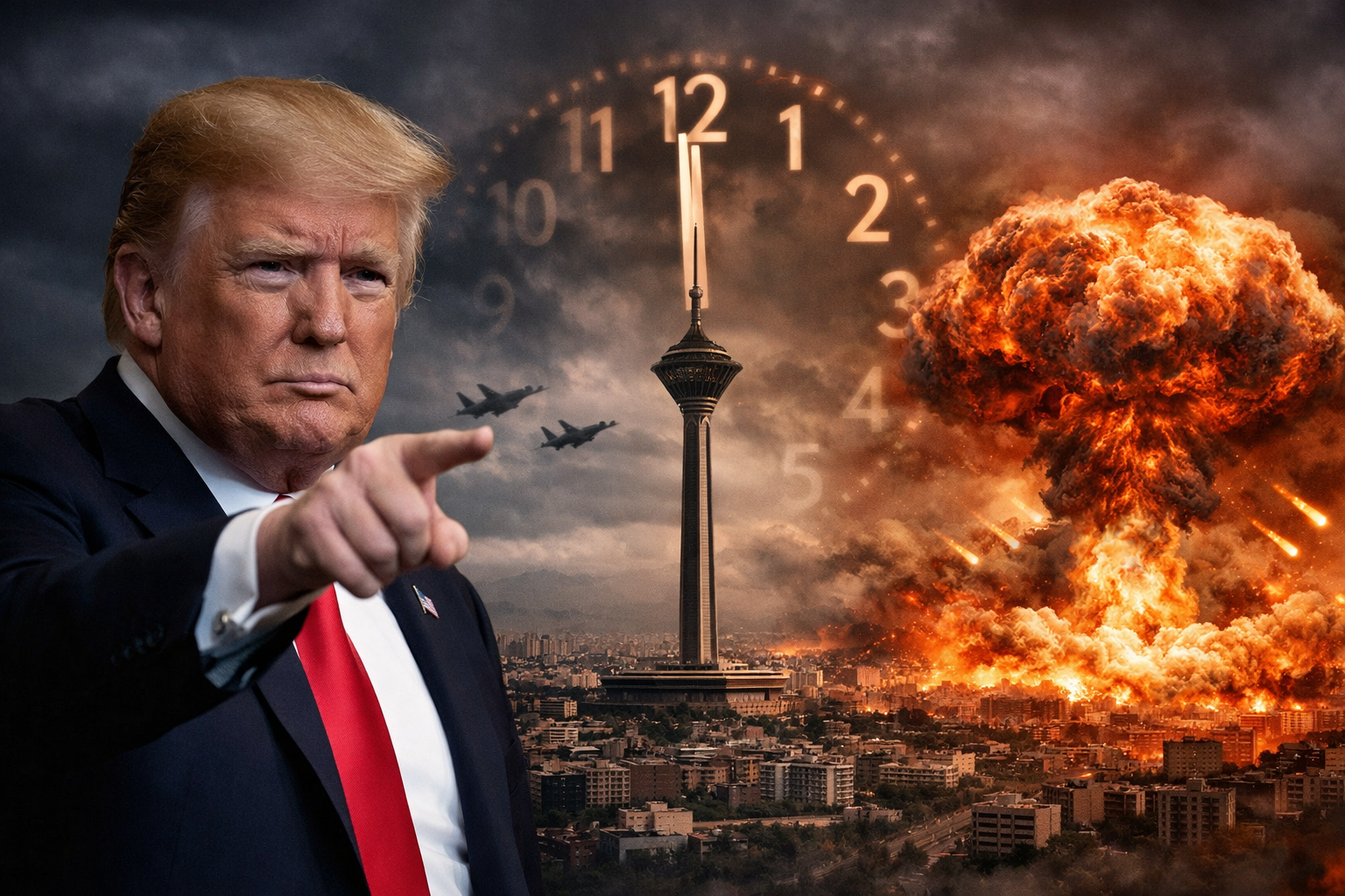 24 ساعة على مهلة ترامب لطهران  ..  هل يحل "الجحيم"