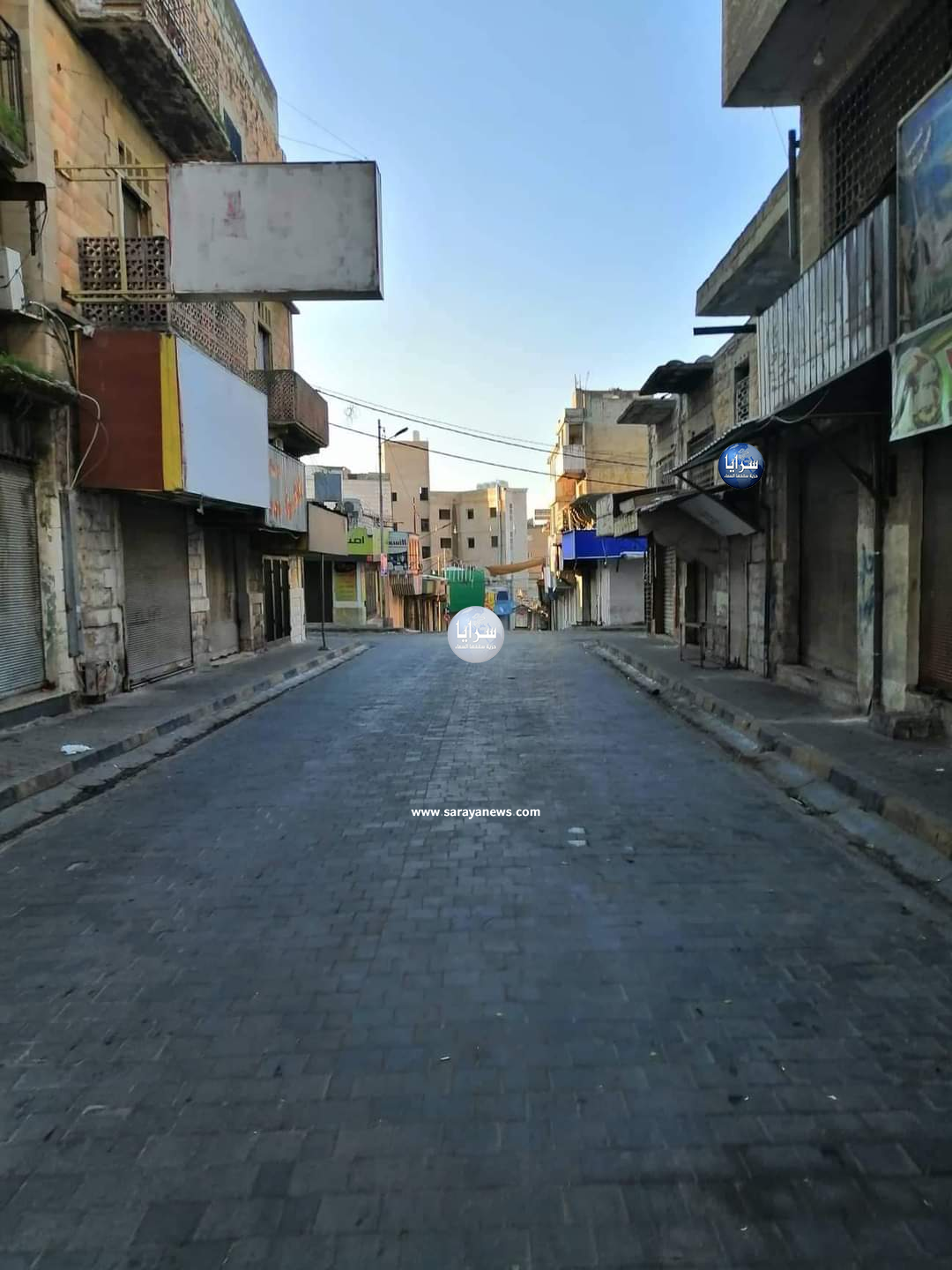 بالصور ..  هكذا بدت شوارع مدينة اربد مع سريان الحظر الشامل 