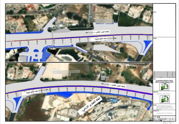 "الأشغال" تطلق مشروع لإنشاء طريق خدمة على طريق المطار