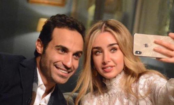أحمد فهمي يحرج زوجته هنا الزاهد