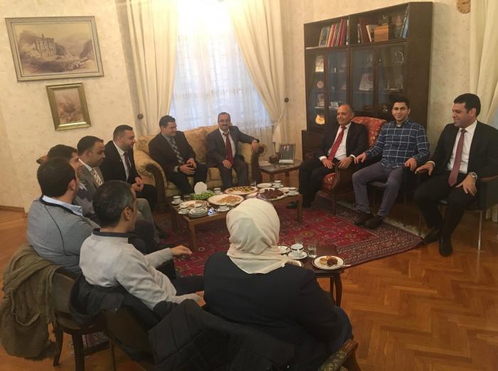 بالصور ..  السفير العضايلة يستقبل الطلبة الاردنيين في موسكو