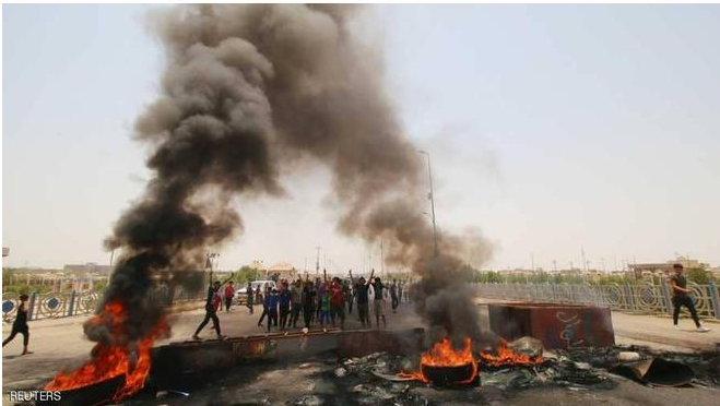 الاحتجاجات في العراق تدخل أسبوعها الثاني "تفاصيل "