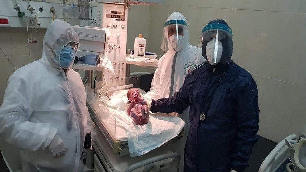 تيم ..  أول مولود لأم مصابة بفيروس "كورونا" في فلسطين