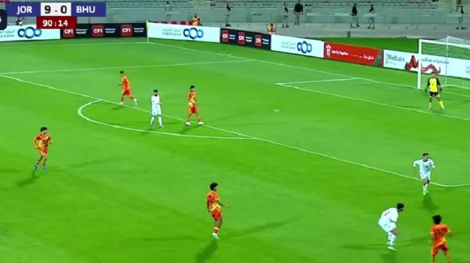 الأولمبي الأردني يفتتح التصفيات الآسيوية بفوز كاسح على بوتان (11-0)