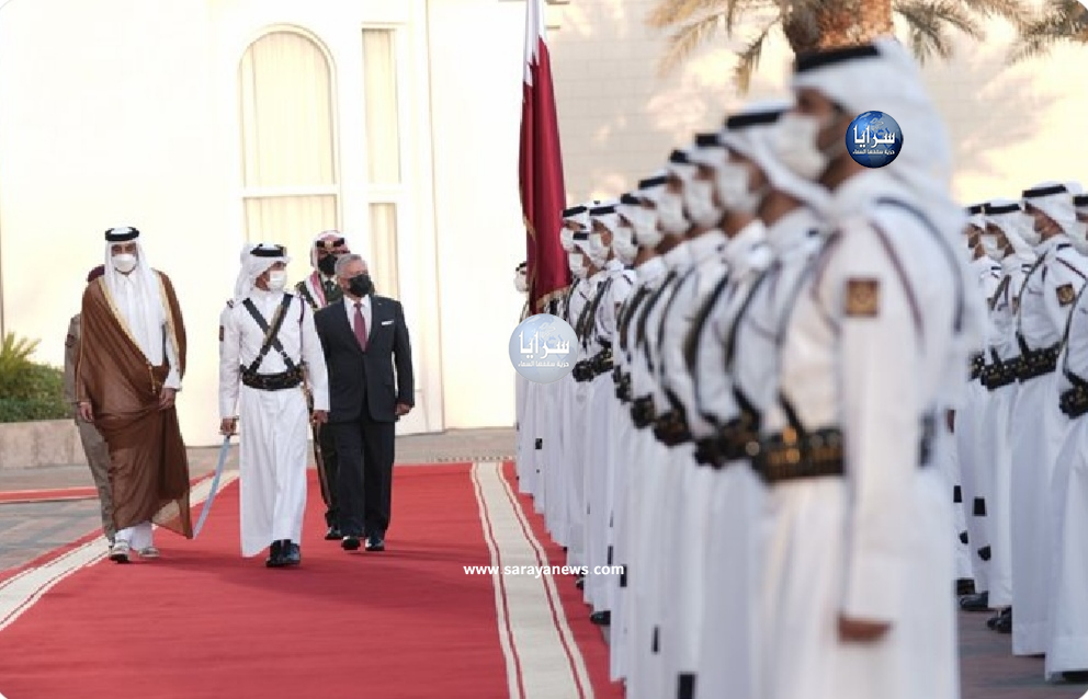 أول زيارة رسمية للملك الى قطر منذ 7 سنوات ..  صور