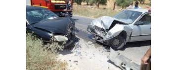(5) اصابات بتصادم مركبتين بثغرة عصفور في جرش 