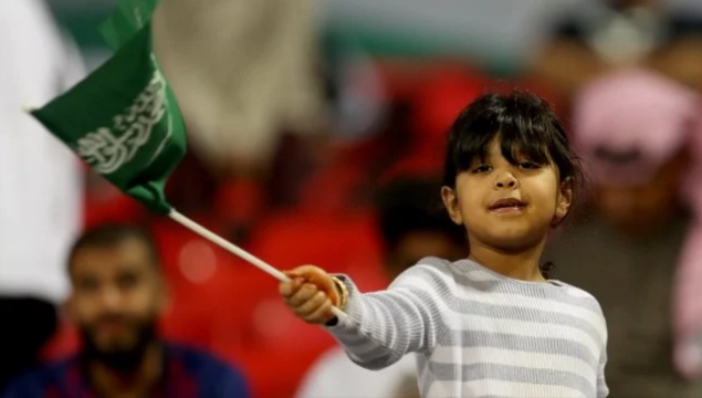 جماهير المنتخب السعودي تثير الإعجاب عقب مباراة كوريا الشمالية