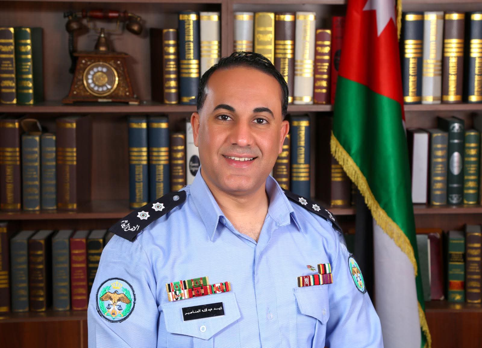 تهنئة للملازم أول زيد المناصير بمناسبة الترفيع