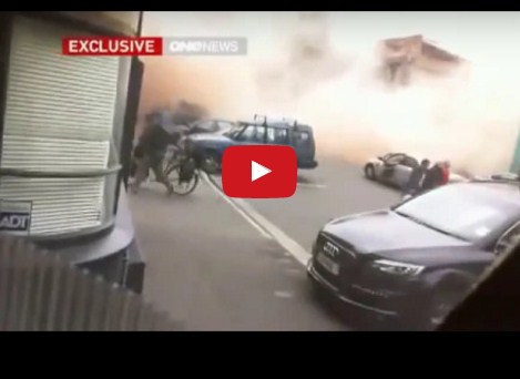 بالفيديو  ..  لحظة وقوع زلزال بقوة (7.4) في نيوزلندا 