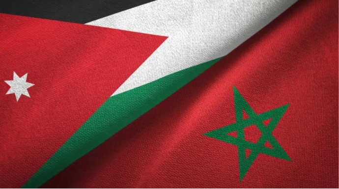 الملك يهنئ العاهل المغربي بذكرى الجلوس على العرش
