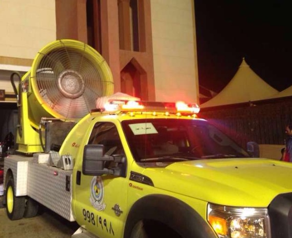 تسجيل 19 حالة هلع وخوف في حريق قاعة أفراح "قادسية الرياض"