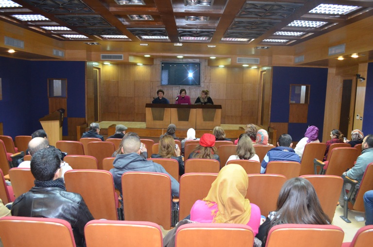 محاضرة (بدايات ومسيرة) للروائية سحر خليفة في جامعة عمان الأهلية