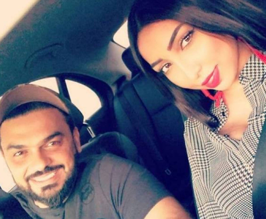 بالفيديو .. دنيا بطمة تتدلع على زوجها في السيارة 