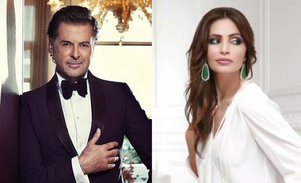 بالفيديو .. ديو غنائي يجمع راغب علامة وزوجته ..  شاهد جمالهما 