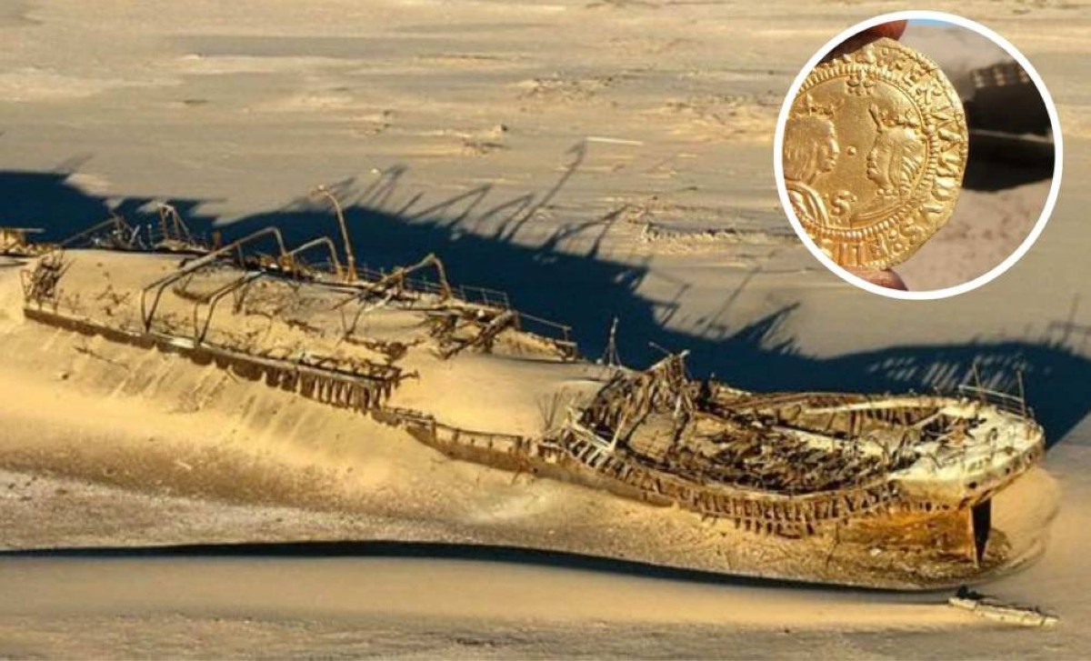 كنز في الصحراء ..  سفينة تكشف ثروة مدفونة منذ 475 عاماً