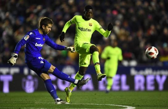 ليفانتي يهزم برشلونة في كأس إسبانيا