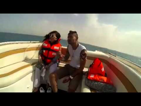 بالفيديو  ..  آثار الحكيم عن رامز جلال "كان يريد تصوير نصي التحتاني " ..  و جلال يرد: واحد كان معاه هيفاء  ..  هيتحرش بآثار "