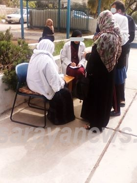 عمان : بالصور  ..  اطباء مركز صحي الطيبة يعالجون المرضى في الشارع لهذا السبب؟  ..  "تفاصيل"