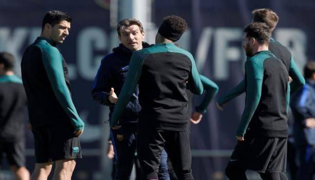 شجار بين نيمار ومدرب برشلونة المحتمل