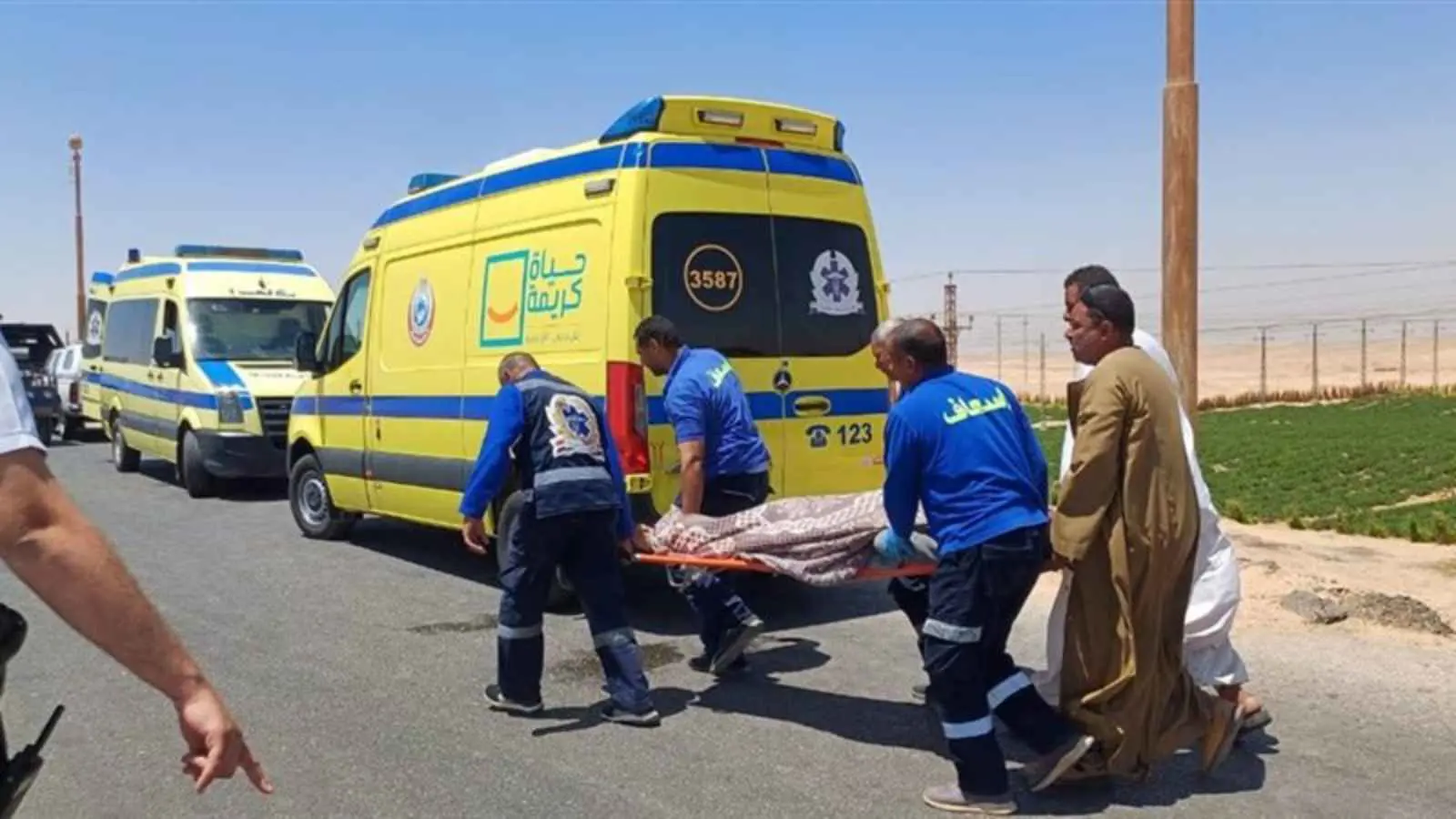 8 قتلى و26 مصابا بحادث سير مروع في صعيد مصر  ..  فيديو