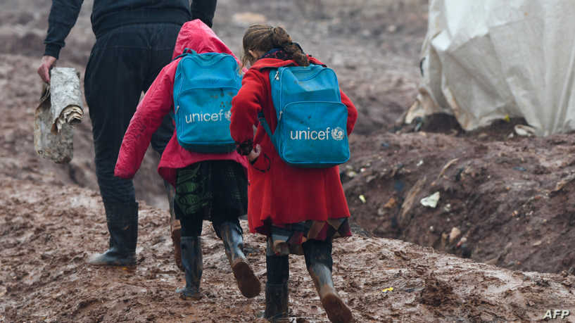 يونيسف: نحو 2.4 مليون طفل سوري محرومون من التعليم