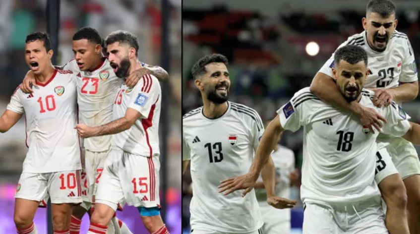العراق والإمارات يسعيان لخطف بطاقة التأهل الآسيوية إلى الملحق النهائي
