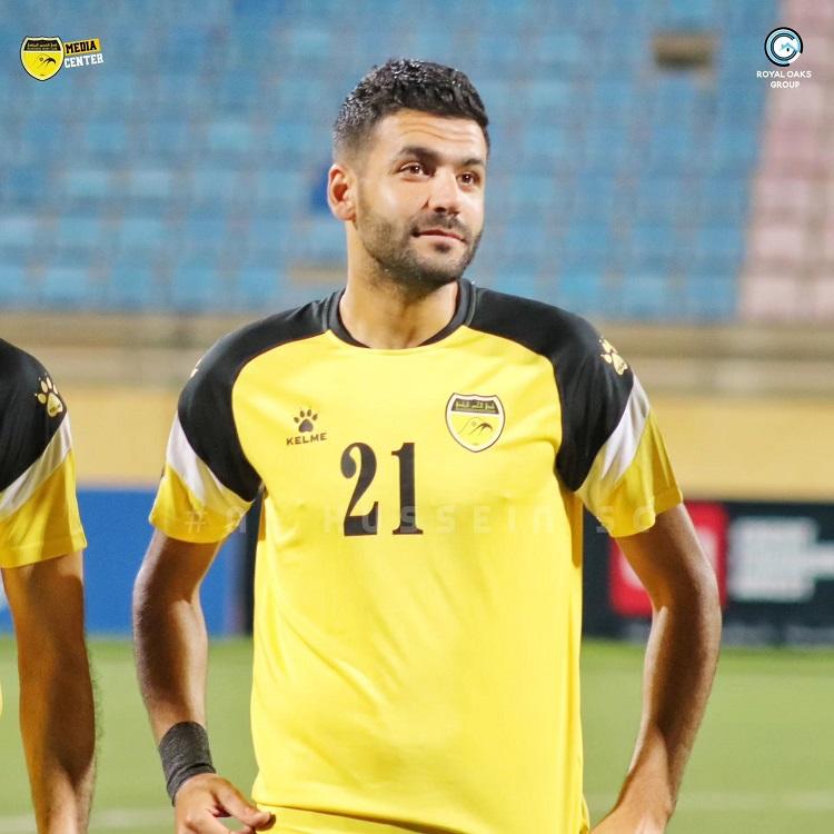 إصابة لاعب الحسين بكسر في عظام الوجه