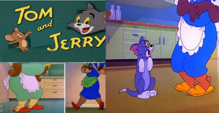 تعرف على الوجه الحقيقي للسيدة الشهيرة في كرتون توم وجيري