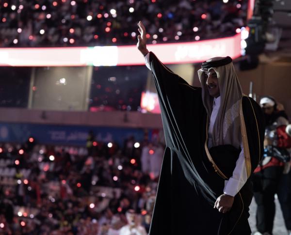 أمير قطر: مبروك للمغرب اللقب وللأردن الوصافة