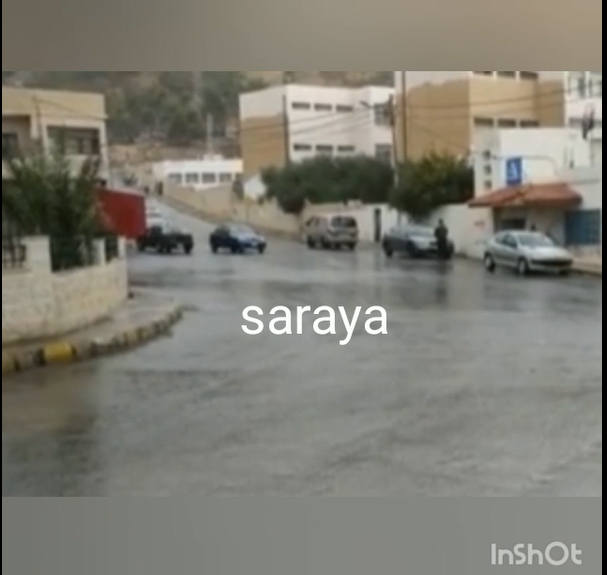 بالفيديو  ..  امطار الخير تتساقط بمحافظة الطفيلة 