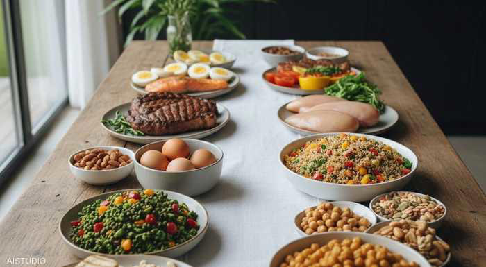 كم يحتاج الجسم من البروتين يوميا؟