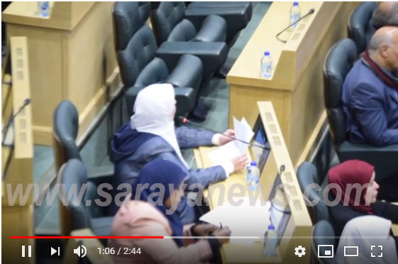 بالفيديو  ..  النائب طهبوب تطالب باسقاط الحكومة اذا وافقت على اتفاقية الغاز وطرح الثقةبوزيرة "الطاقة"