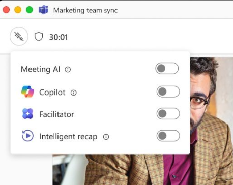 Microsoft تتيح تعطيل ميزات الذكاء الاصطناعي Copilot و Facilitator و Recap أثناء الاجتماعات في Teams