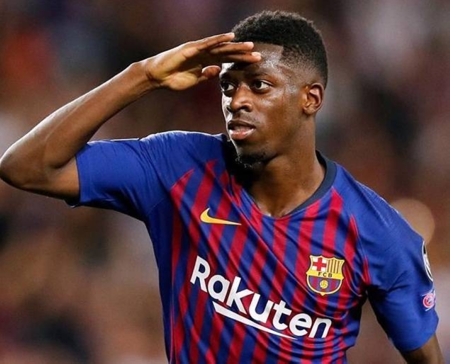 برشلونة يعلن ديمبيلي لم يحضر إلى المدينة الرياضية بسبب توعك معوي