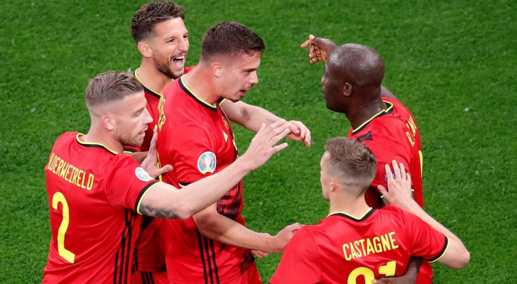 بلجيكا تكتسح روسيا في افتتاح مشوارها في اليورو