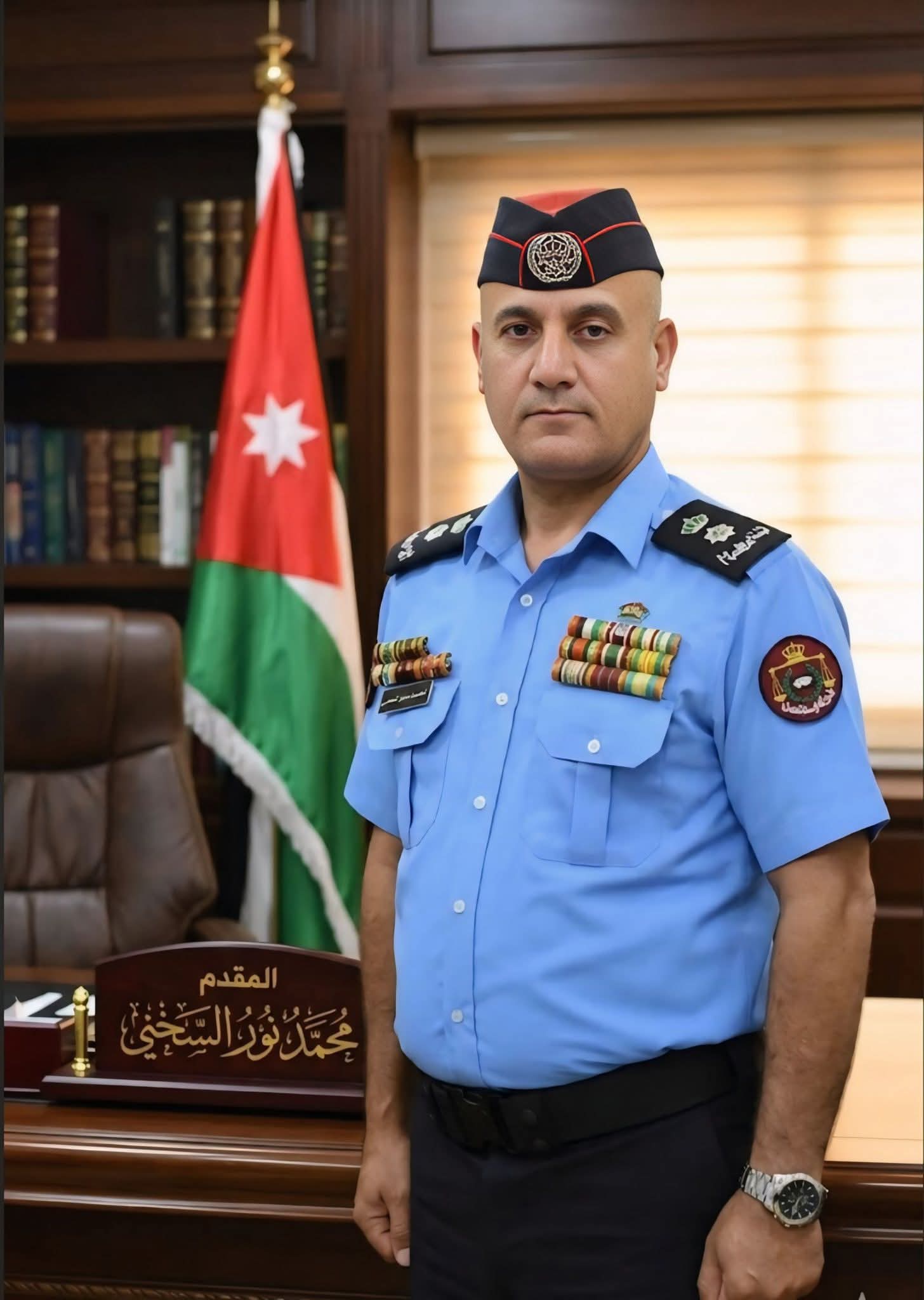 المقدم محمد السخني بني خالد مبارك الترفيع 